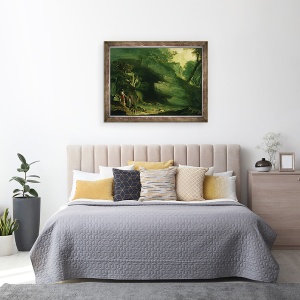 Tablou inramat - John Martin - Cadmus si Dragonul, 60 x 80 cm - Img 3