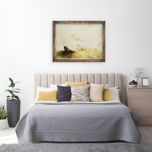 Tablou inramat - Joseph Mallord William Turner - Vanatoare de balene, 70 x 90 cm - Img 3