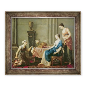 Tablou inramat - Joseph-Marie Vien the Elder - Vanzatorul de iubiri, 70 x 85 cm