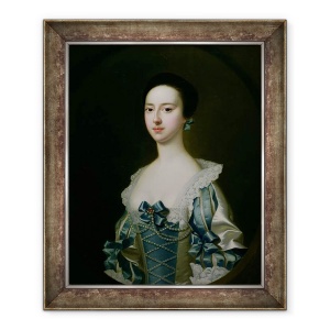 Tablou inramat - Joseph Wright of Derby - Anne Bateman, mai tarziu doamna John Gisbourne, 50 x 60 cm
