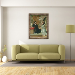 Tablou inramat - Juan de Borgona - Buna Vestire, 70 x 90 cm - Img 2
