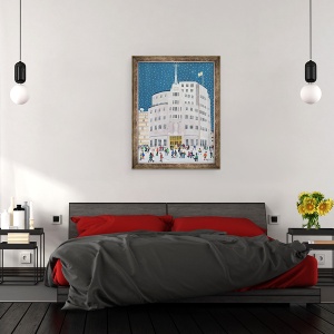Tablou inramat - Judy Joel - Casa de Radiodifuziune a BBC, 70 x 90 cm - Img 3