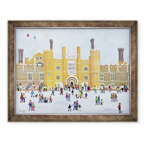 Tablou inramat - Judy Joel - Frontul din Hampton Court, 70 x 90 cm