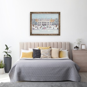 Tablou inramat - Judy Joel - Palatul Hampton Court, 60 x 80 cm - Img 3