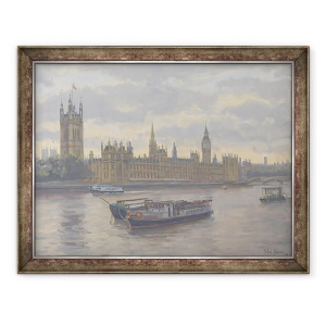 Tablou inramat - Julian Barrow - Camere ale Parlamentului, 70 x 90 cm