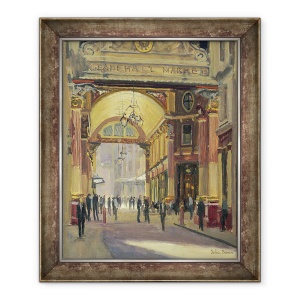 Tablou inramat - Julian Barrow - Leadenhall Market - Rascrucea, 70 x 85 cm