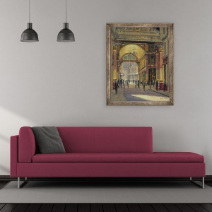 Tablou inramat - Julian Barrow - Leadenhall Market - Rascrucea, 70 x 85 cm - Img 2