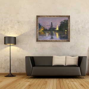 Tablou inramat - Julian Barrow - Palatul Buckingham - Noapte, 70 x 90 cm - Img 2