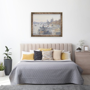 Tablou inramat - Julian Barrow - Westminster de la Hungerford Bridge, 60 x 80 cm - Img 3