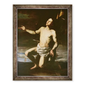 Tablou inramat - Jusepe de Ribera - St. Sebastian,, 70 x 90 cm