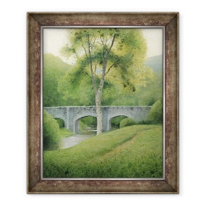Tablou inramat - Kevin Hughes - Tree & Podul, Dartmoor, 50 x 60 cm