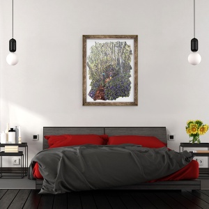 Tablou inramat - Kirstie Adamson - Banca de primavara, 60 x 80 cm - Img 3