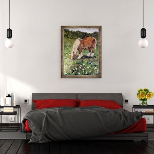 Tablou inramat - Kirstie Adamson - Cal pe deal, 70 x 90 cm - Img 3