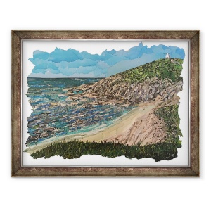 Tablou inramat - Kirstie Adamson - Micul Fistral, 60 x 80 cm