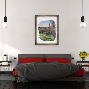Tablou inramat - Kirstie Adamson - Peckwash Mill De la Rigga Lane, 60 x 80 cm - Img 3