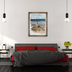 Tablou inramat - Kirstie Adamson - Sandy Shore, 60 x 80 cm - Img 3