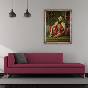 Tablou inramat - Konstantin Kapidagli - Sultan Selim III, 50 x 60 cm - Img 2