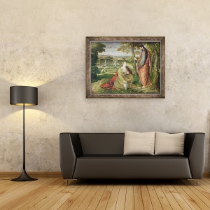 Tablou inramat - Lambert Sustris - Noli Me Tangere, 60 x 80 cm - Img 2