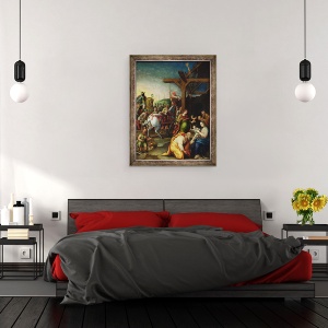Tablou inramat - Lavinia Fontana - Adorarea Magilor, 60 x 80 cm - Img 3