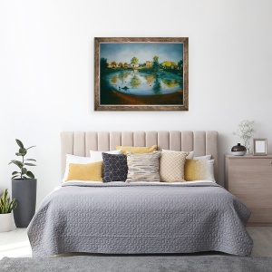 Tablou inramat - Lee Campbell - Barnes iaz, 60 x 80 cm - Img 3