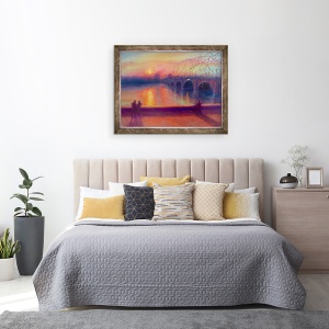 Tablou inramat - Lee Campbell - Promisiune Podul Richmond, 2019, 60 x 80 cm - Img 3