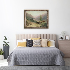 Tablou inramat - Lef Feliksovich Lagorio - Canion Caucazian, 60 x 80 cm - Img 3
