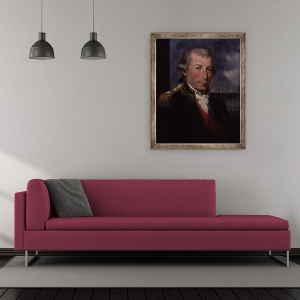 Tablou inramat - Lemuel Francis Abbott - Portretul lui John Jervis, 70 x 85 cm - Img 2
