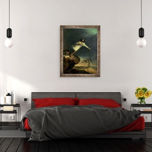 Tablou inramat - Leonardo Alenza - Sinuciderea, 60 x 80 cm - Img 3