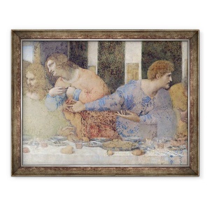 Tablou inramat - Leonardo da Vinci - Cina de Taina II, 70 x 90 cm