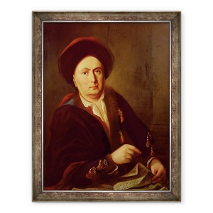 Tablou inramat - Leopold Radoux - Portretul Bunicului lui Beethoven, 60 x 80 cm