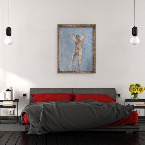 Tablou inramat - Lincoln Seligman - Juno pictat, 70 x 90 cm - Img 3