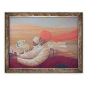 Tablou inramat - Lincoln Seligman - Maharaja si Cutie, 70 x 90 cm