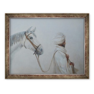 Tablou inramat - Lincoln Seligman - Omul de conducere cal, 70 x 90 cm