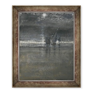 Tablou inramat - Lincoln Seligman - Pescuit de noapte, Sri Lanka, 70 x 85 cm