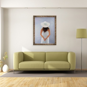 Tablou inramat - Lincoln Seligman - Portret de vacanta, 60 x 80 cm - Img 2