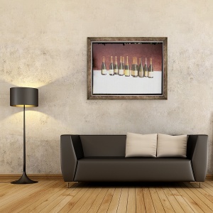 Tablou inramat - Lincoln Seligman - Sampanie I, 70 x 90 cm - Img 2