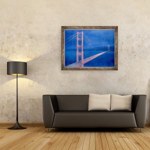 Tablou inramat - Lincoln Seligman - San Francisco, 60 x 80 cm - Img 2