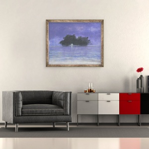 Tablou inramat - Lincoln Seligman - Taprabane I, 70 x 85 cm - Img 2