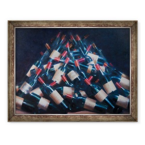 Tablou inramat - Lincoln Seligman - Vin degustat, 60 x 80 cm