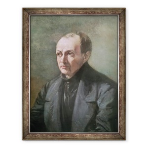 Tablou inramat - Louis Jules Etex - Auguste Comte 1798-1857, 60 x 80 cm