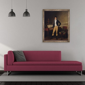 Tablou inramat - Louis Leopold Boilly - Francois Adrien Boieldieu 1755-1834 1800, 50 x 60 cm - Img 2