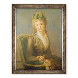 Tablou inramat - Louis Leopold Boilly - Portret presupus a fi Lucile Desmoulins 1771-94 1794, 60 x 80 cm