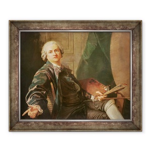 Tablou inramat - Louis Michel van Loo - Autoportret, 50 x 60 cm