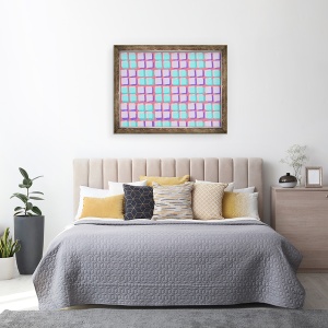 Tablou inramat - Louisa Hereford - O multime de patrate, 60 x 80 cm - Img 3