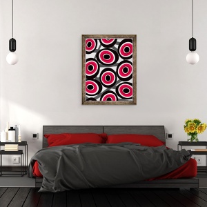 Tablou inramat - Louisa Hereford - Puncte de moda, 60 x 80 cm - Img 3