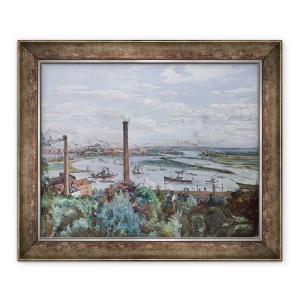 Tablou inramat - Lovis Corinth - Vedere de Kohlbrand, 50 x 60 cm
