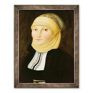Tablou inramat - Lucas Cranach the Elder - Katharina Luther neee von Bora, 60 x 80 cm