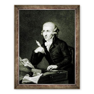 Tablou inramat - Ludwig Guttenbrunn - Joseph Haydn 1732-1809 c.1770 ulei pe panza, 70 x 90 cm