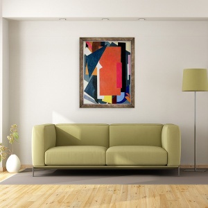Tablou inramat - Lyubov Sergeevna Popova - Arhitectonica pictantica, 70 x 90 cm - Img 2