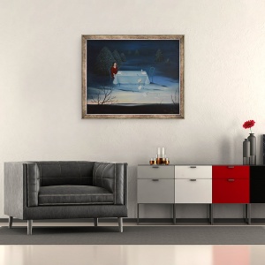 Tablou inramat - Magdolna Ban - Dragostea amintita, 70 x 85 cm - Img 2